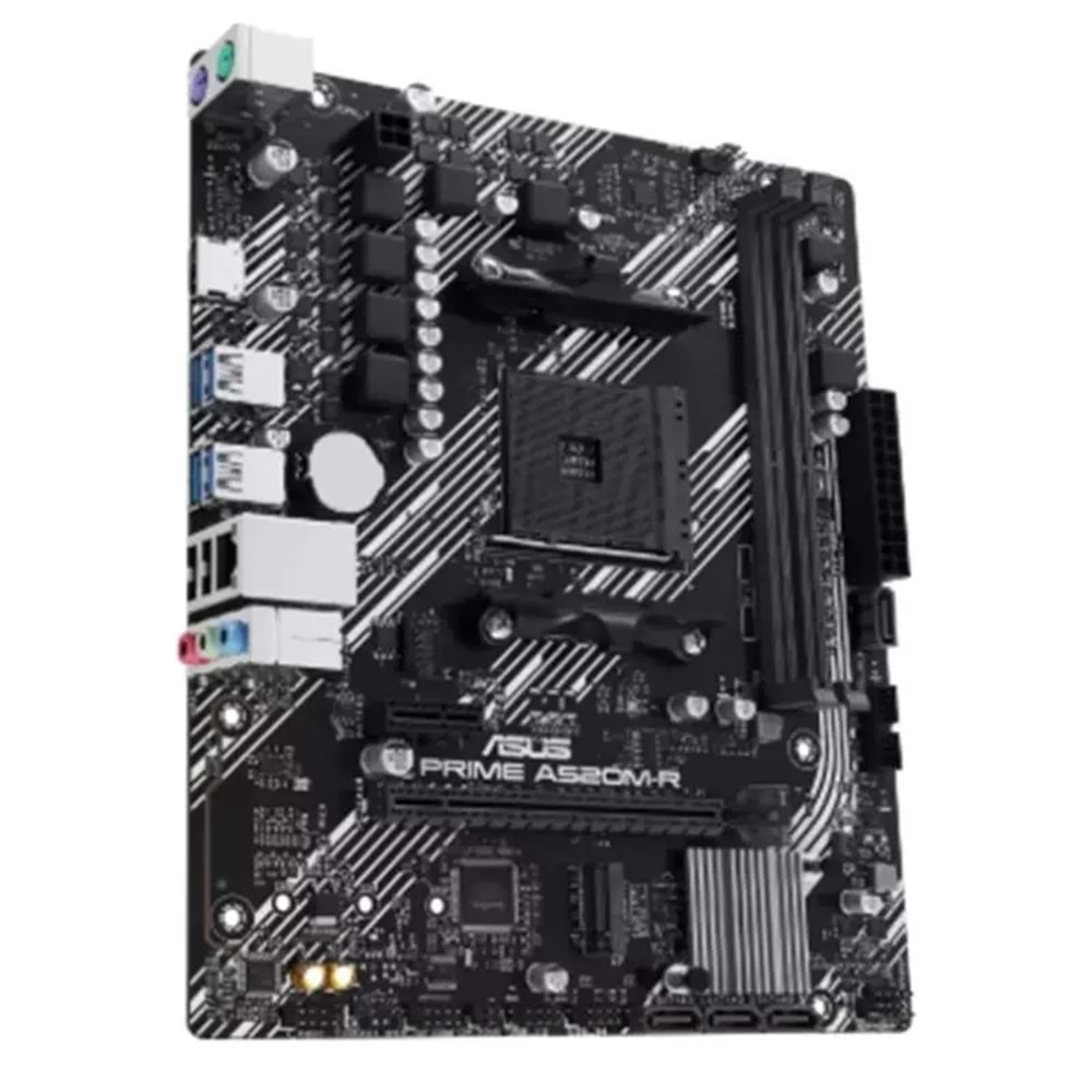 ASUS PRIME A520M-R DDR4 5100MHZ 1XHDMI 1XM.2 USB2.0 MATX AM4 (AMD AM4 5000/4000 /3000 SERİSİ İLE UYUMLU) 