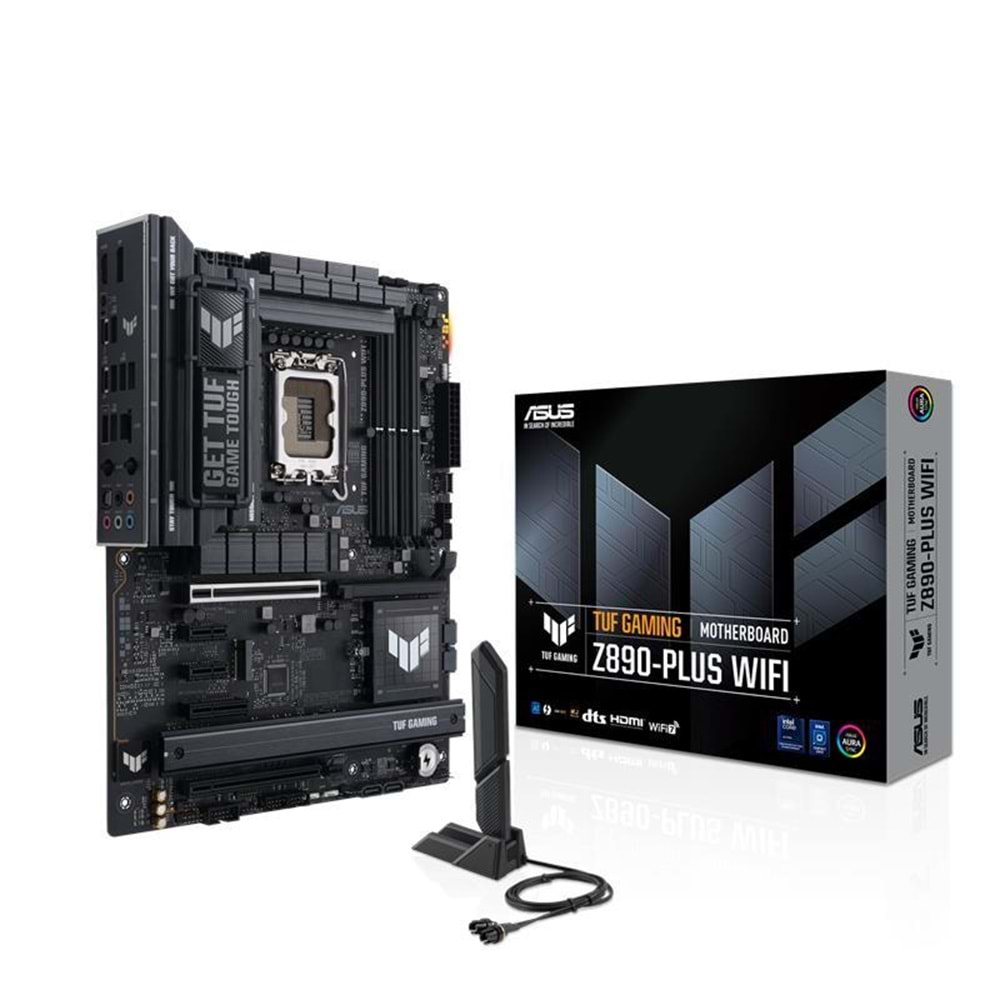 ASUS TUF GAMING Z890-PLUS WIFI DDR5 9066MT/S 1XHDMI 1XDP 2XUSB TYPE-C 4XM.2 ATX 1851P (INTEL ULTRA PROCESSORS SERIES 2) 
