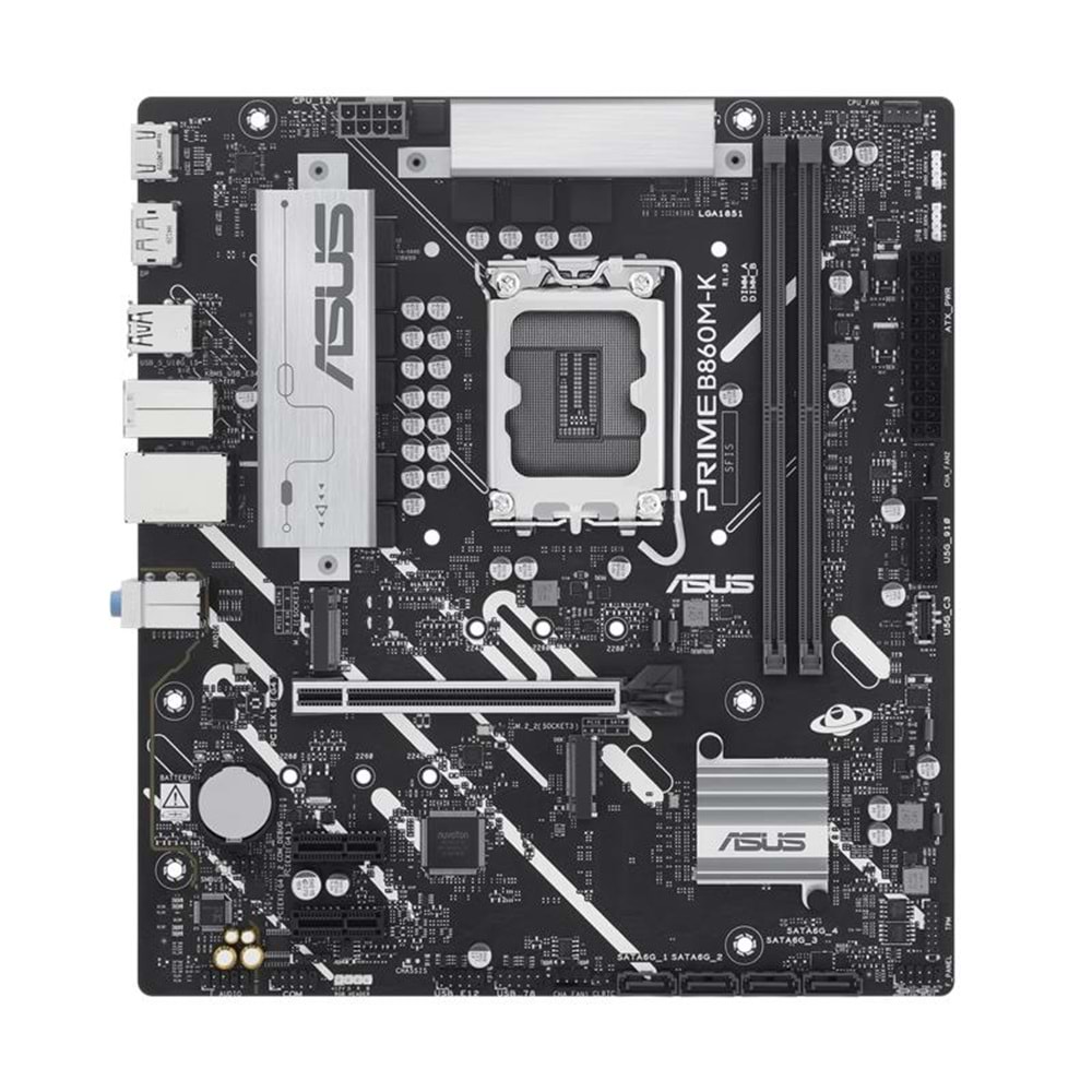 ASUS PRIME B860M-K DDR5 8800MT/S 1XHDMI 1XDP 2XM.2 USB 3.2 MATX 1851P (INTEL ULTRA PROCESSORS SERIES 2) 