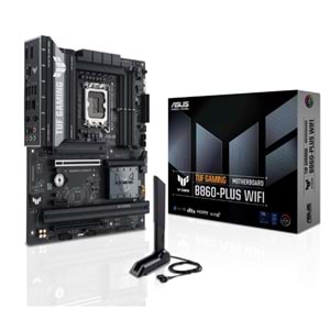 ASUS TUF GAMING B860-PLUS WIFI DDR5 8666MT/S 1XHDMI 1XDP 3XM.2 TYPE-C ATX 1851P (INTEL ULTRA PROCESSORS SERIES 2) 