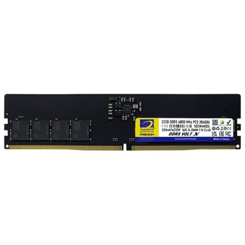 32 GB DDR5 4800MHZ TWINMOS CL40 DT TMD532GB4800U40 