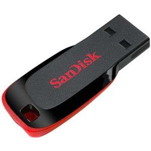 128 GB SANDISK SDCZ50-128G-B35 CRUZER BLADE BLACK USB 2.0 USB BELLEK 
