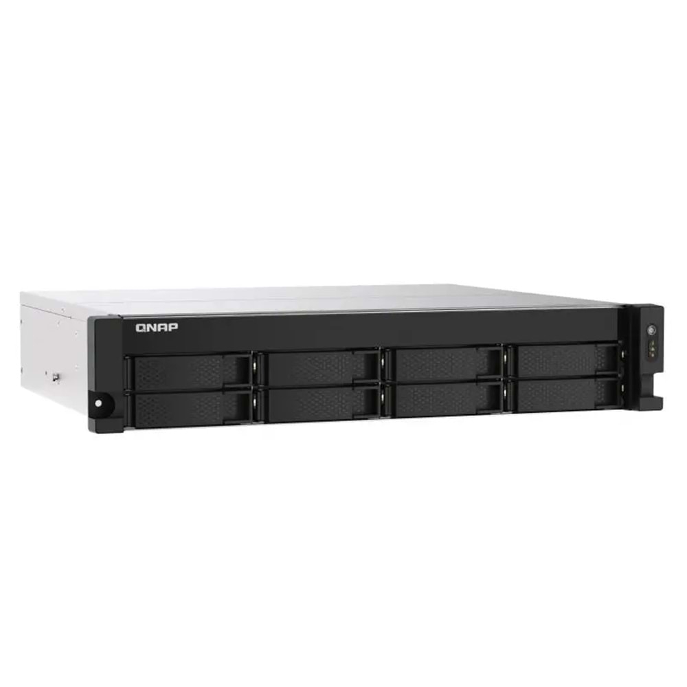 QNAP TS-873AEU-RP-4G RAM 8 HDD YUVALI RACK NAS (RESMİ DİSTRİBÜTÖR GARANTİLİ) 