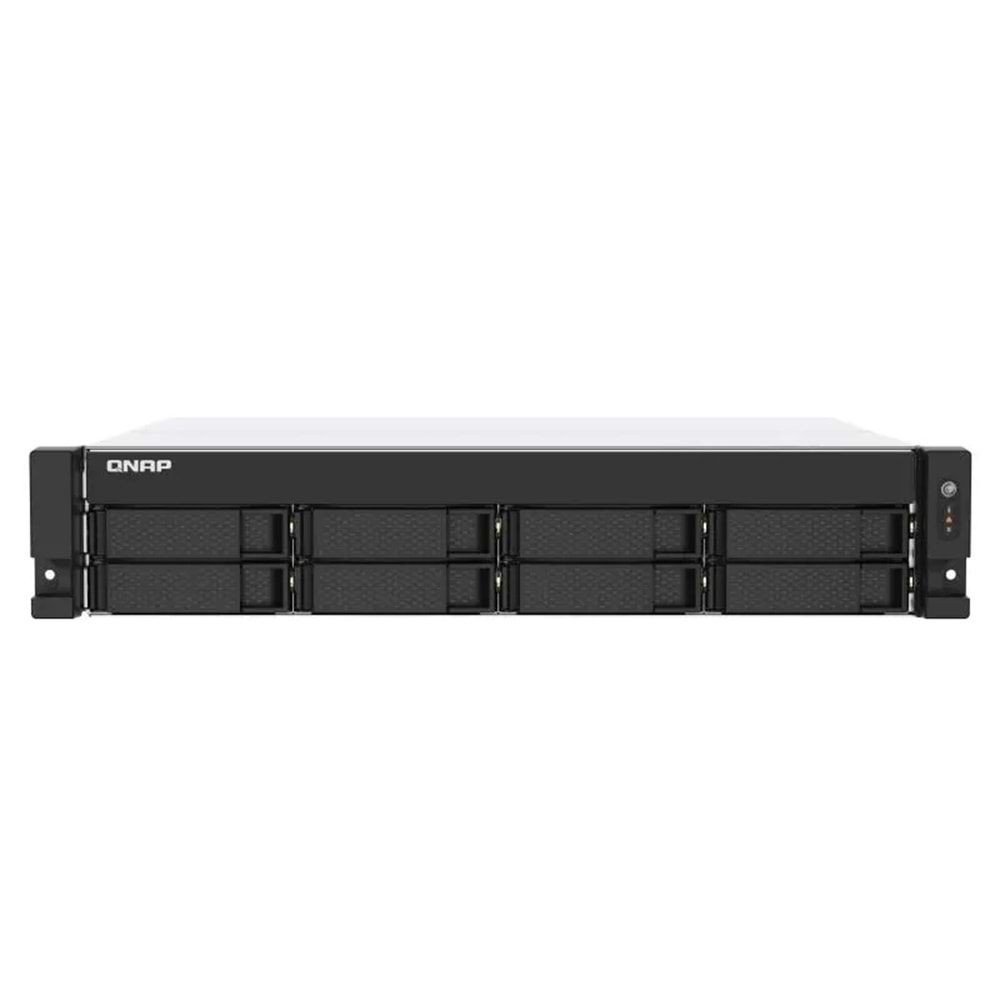QNAP TS-873AEU-RP-4G RAM 8 HDD YUVALI RACK NAS (RESMİ DİSTRİBÜTÖR GARANTİLİ) 