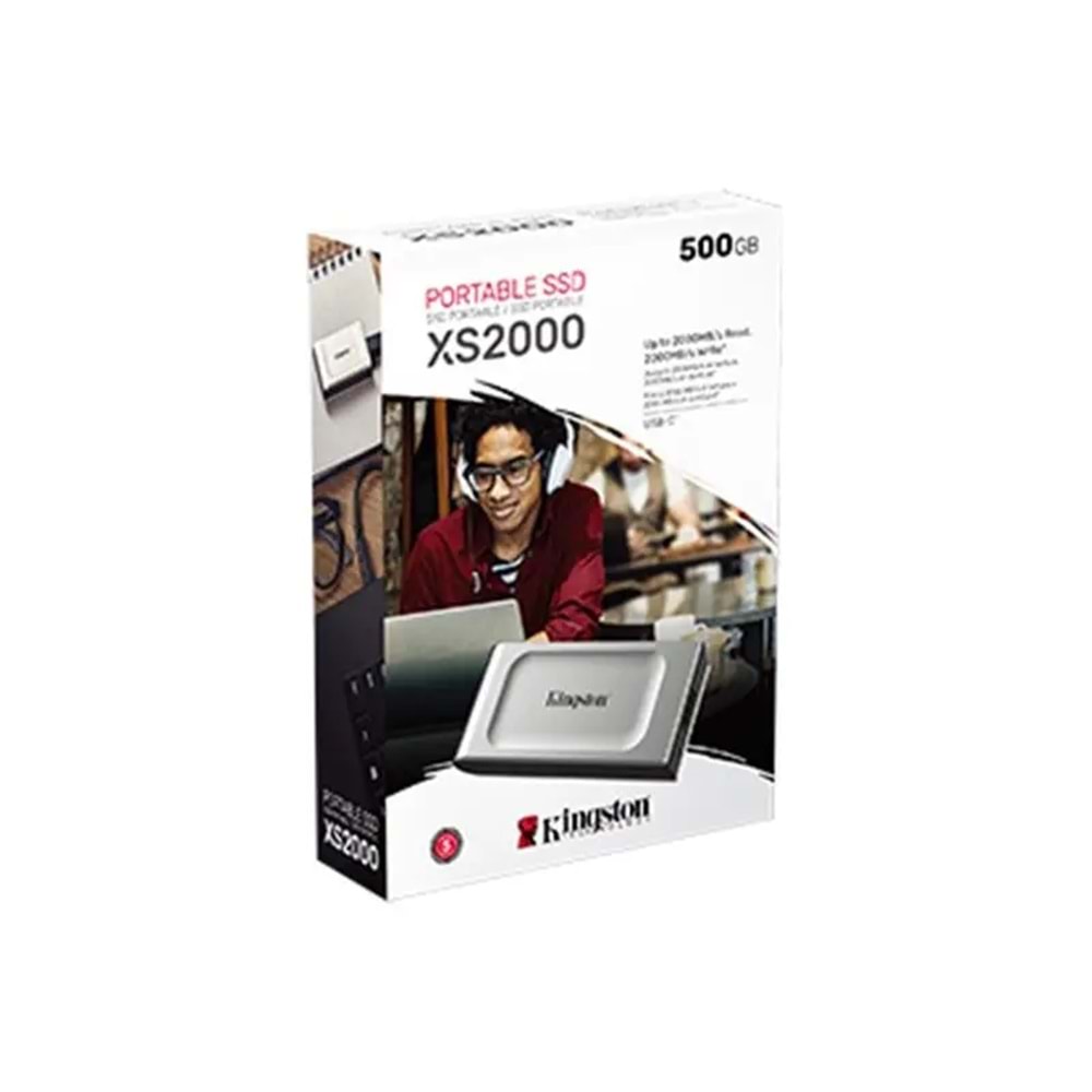 4 TB KINGSTON EXTERNAL SSD USB3.2 2000/2000 MBS SXS2000/4000G 