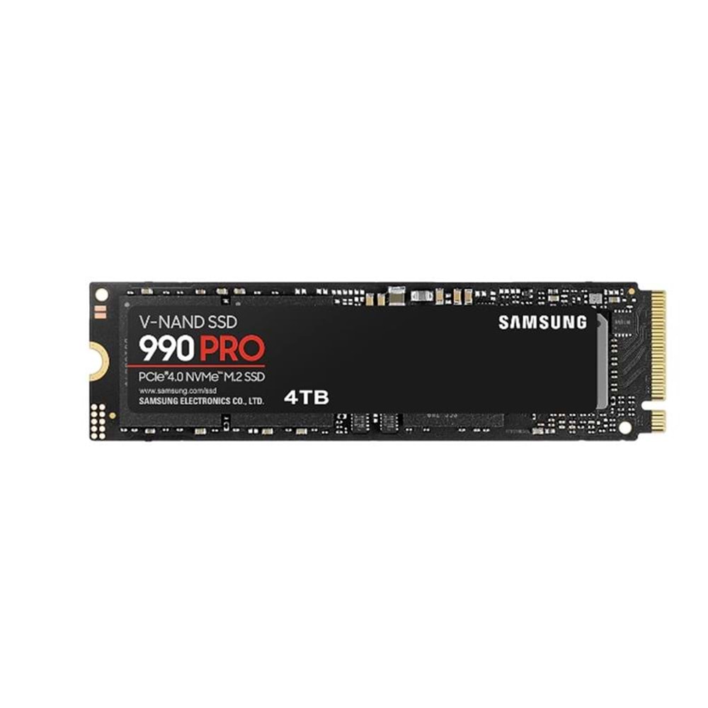 4 TB 990 PRO SAMSUNG NVME M.2 MZ-V9P4T0BW PCIE 7450-6900 MB/S SAMSUNG TR GARANTILI 