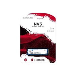 2 TB KINGSTON NV3 M.2 NVME PCIE GEN4 6000/5000MBS SNV3S/2000G 