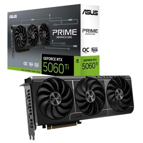 ASUS GEFORCE PRIME-RTX5060TI-O16G 16GB GDDR7 128BIT 1XHDMI 3XDP EKRAN KARTI 
