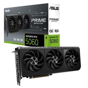 ASUS GEFORCE PRIME-RTX5060-O8G 8GB GDDDR7 128BIT 1XHDMI 3XDP EKRAN KARTI 