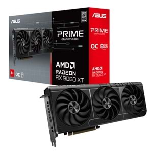 ASUS GEFORCE PRIME-RX9060XT-O8G 8GB GDDDR6 128BIT 1XHDMI 2XDP EKRAN KARTI 