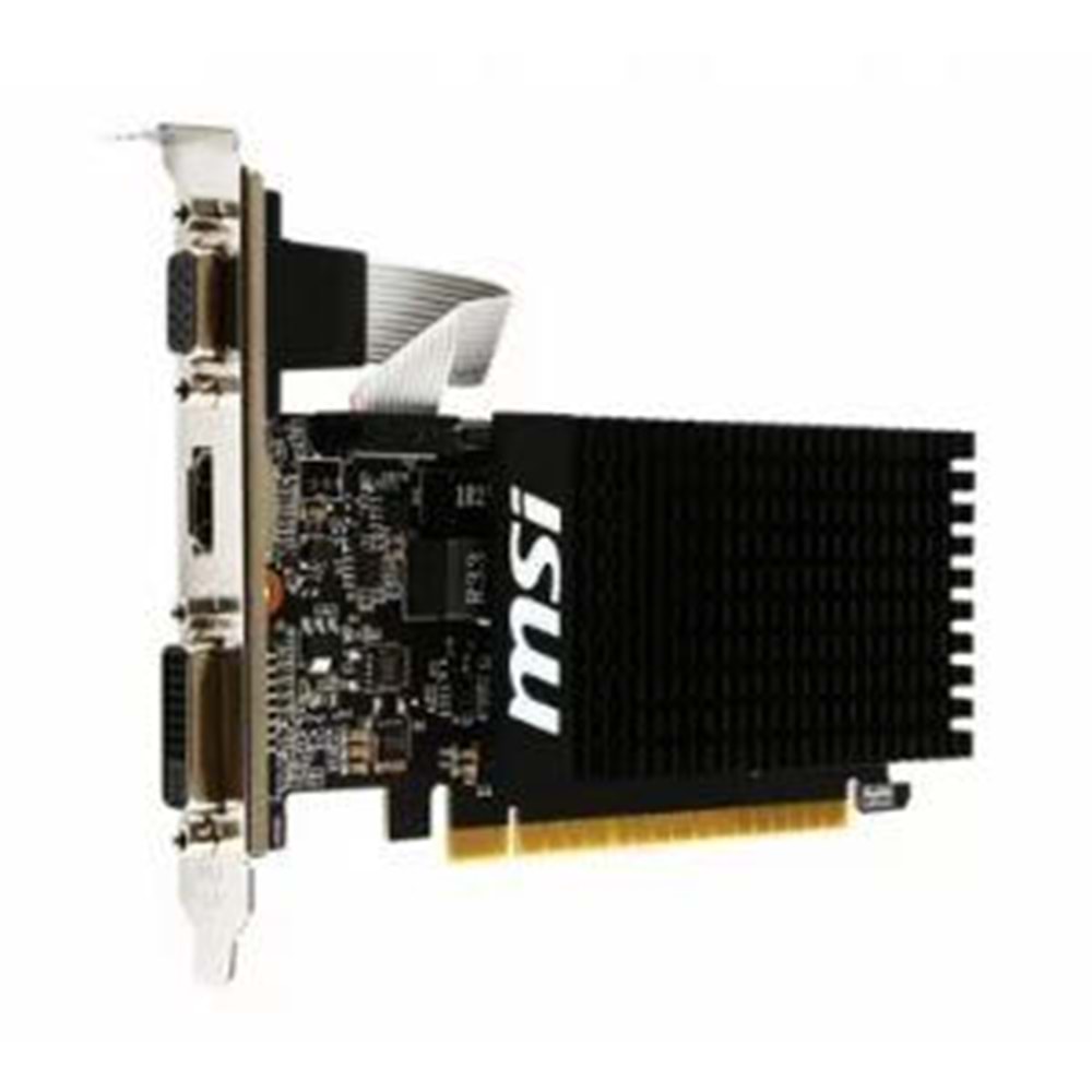 MSI GEFORCE GT710 2GD3H LP 2GB DDR3 64BIT 1XVGA 1XHDMI 1XDVI EKRAN KARTI 