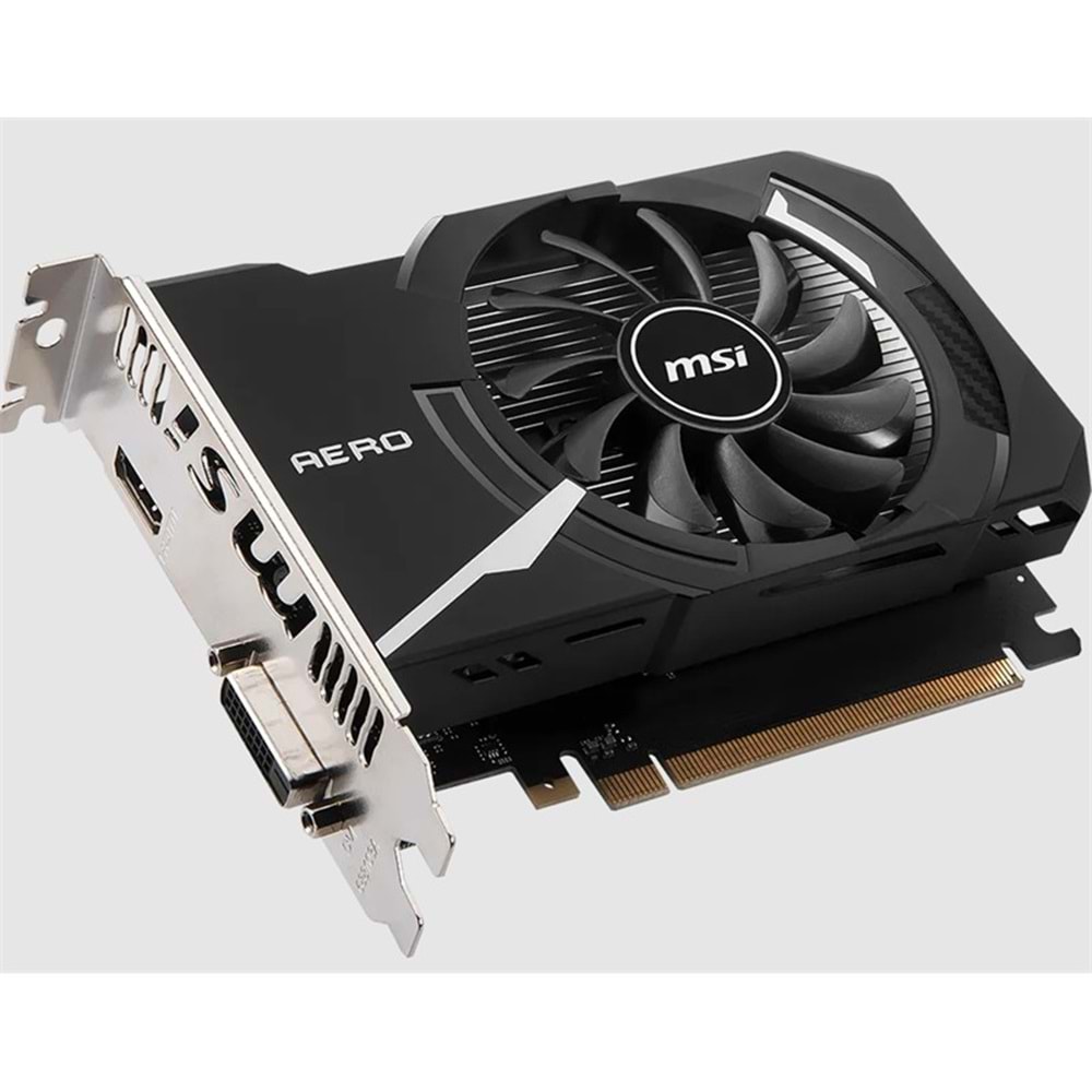 MSI GEFORCE GT1030 AERO ITX 2GD4 OC 2GB DDR4 64BIT1XHDMI 1XDVI EKRAN KARTI 