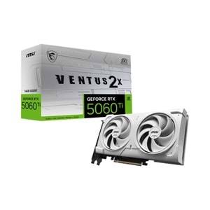MSI GEFORCE RTX5060TI 16G VENTUS 2X OC WHITE PLUS 16GB GDDR7 128BIT 3XDP 1XHDMI EKRAN KARTI 
