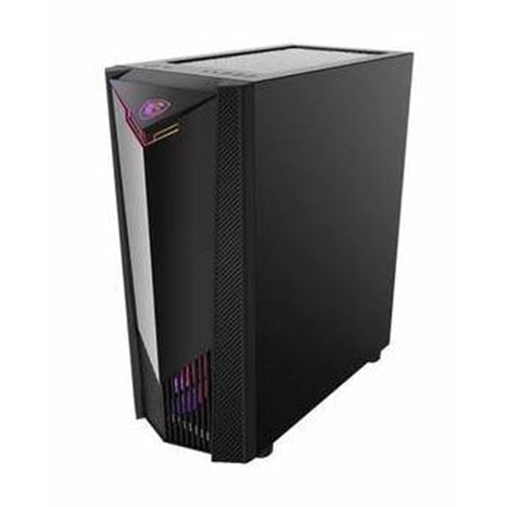 MSI MAG SHIELD 110R TEMBERLI CAM 2X120MM ARGB FAN PSU YOK GAMING SİYAH KASA 