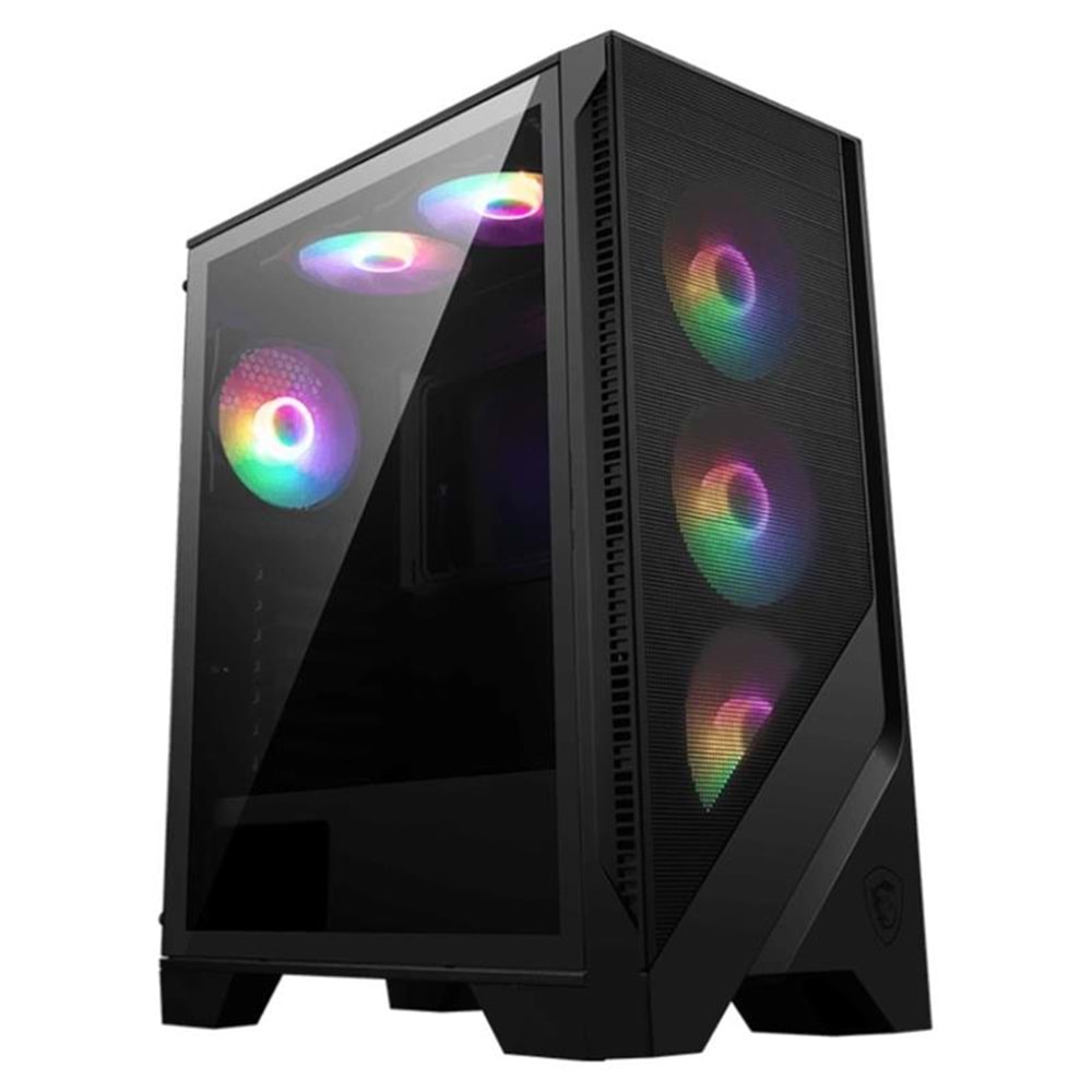 MSI MAG FORGE 120A B65 TEMPERLİ CAM 6X120MM AUTO RGB FAN 650W BRONZ ATX GAMING KASA 