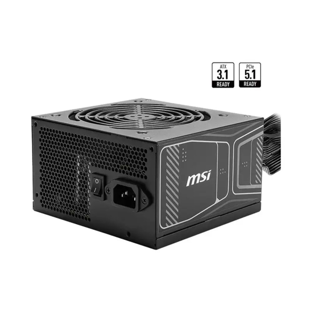 MSI MAG A850GN PCIE5 850W 80+GOLD AKTIF PFC 120MM FAN POWER SUPPLY 