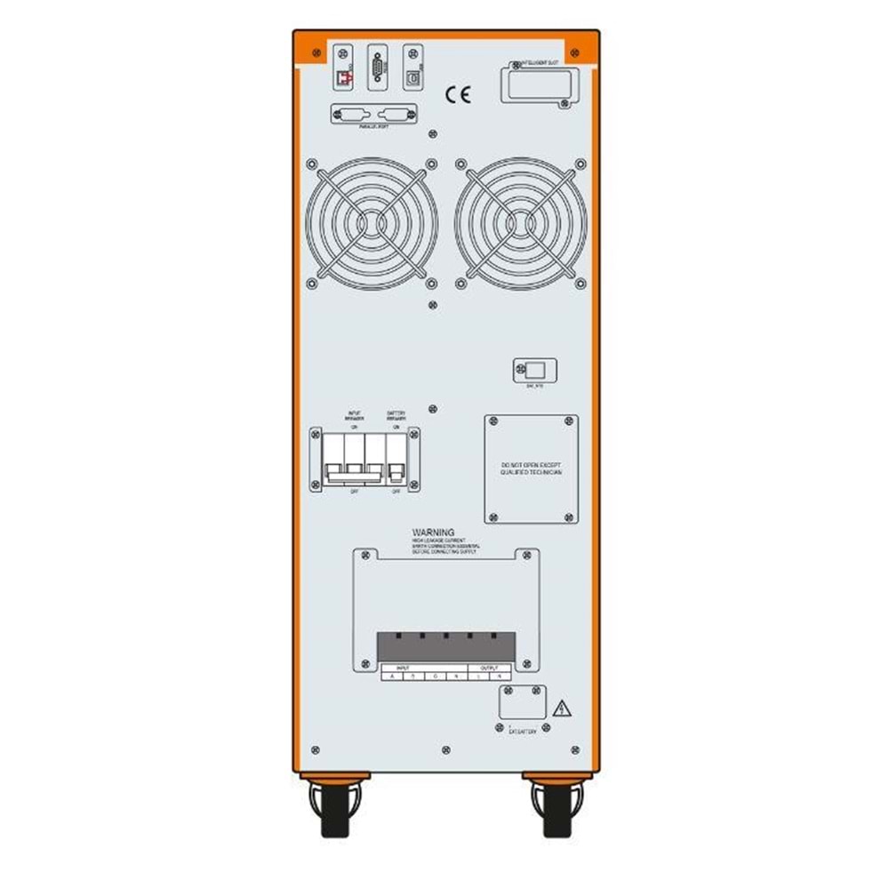 MAKELSAN POWERPACK SE 10KVA 1F/1F (20X9AH) PF;0,9 6/12DK ONLINE UPS 