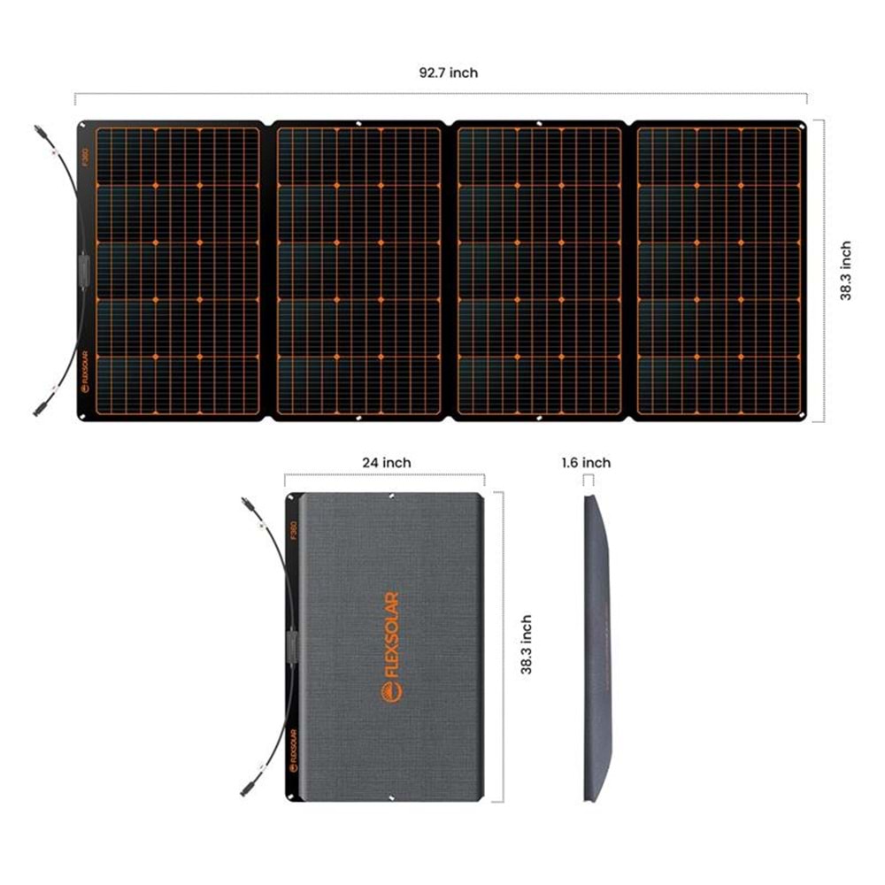FLEXSOLAR F360 TAŞINABİLİR GÜNEŞ PANELİ 360W 