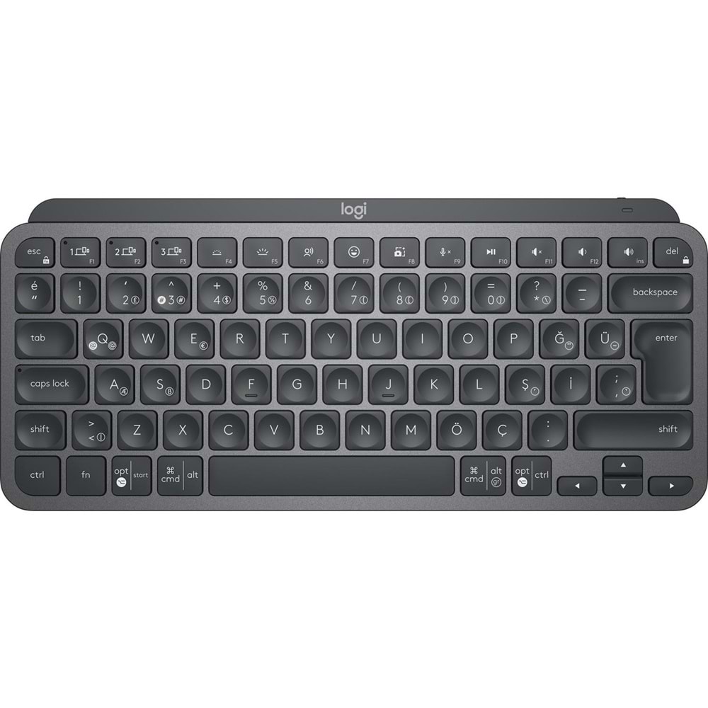 LOGITECH MX KEYS MINI MINIMALIST KABLOSUZ BLUETOOTH AYDINLATMALI Q TR KLAVYE SİYAH 920-010504 