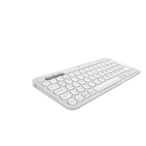 LOGITECH K380S PEBBLE KEYS 2 ÇOKLU CİHAZ ÖZELLİKLİ BLUETOOTH TÜRKÇE Q KLAVYE BEYAZ 920-011860 