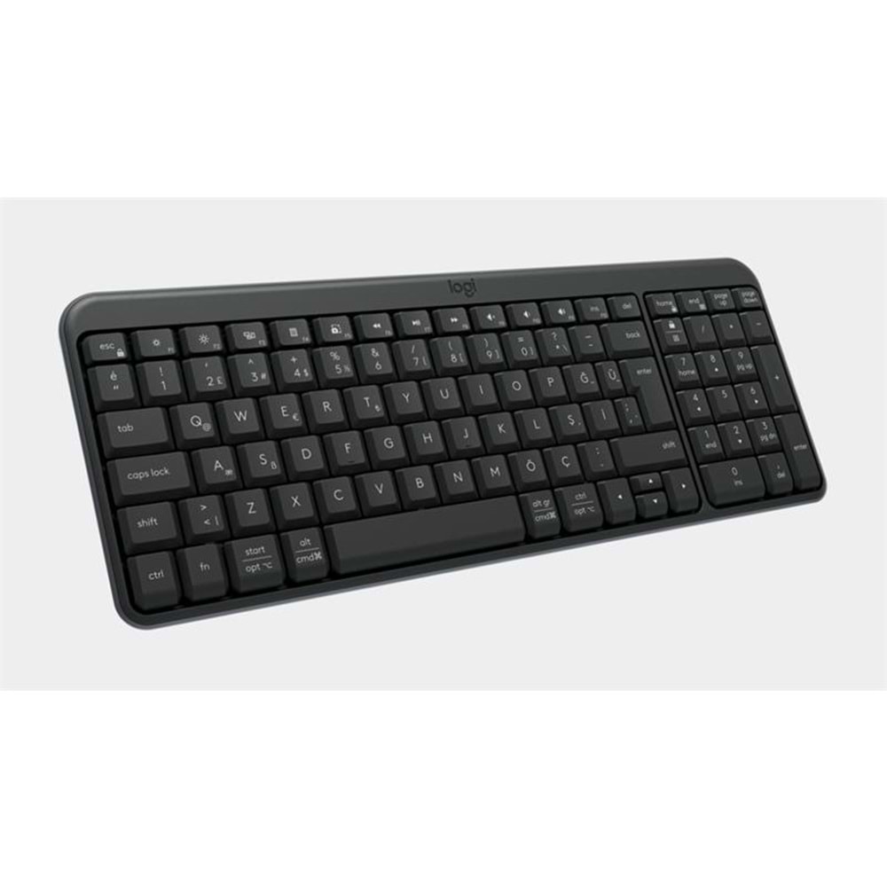 LOGITECH K250 TAM BOYUTLU KOMPAKT BLUETOOTH TÜRKÇE Q KLAVYE GRİ 920-013460 