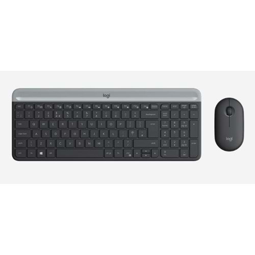LOGITECH MK470 Q TR İNCE KABLOSUZ KLAVYE MOUSE SET SİYAH 920-009435 