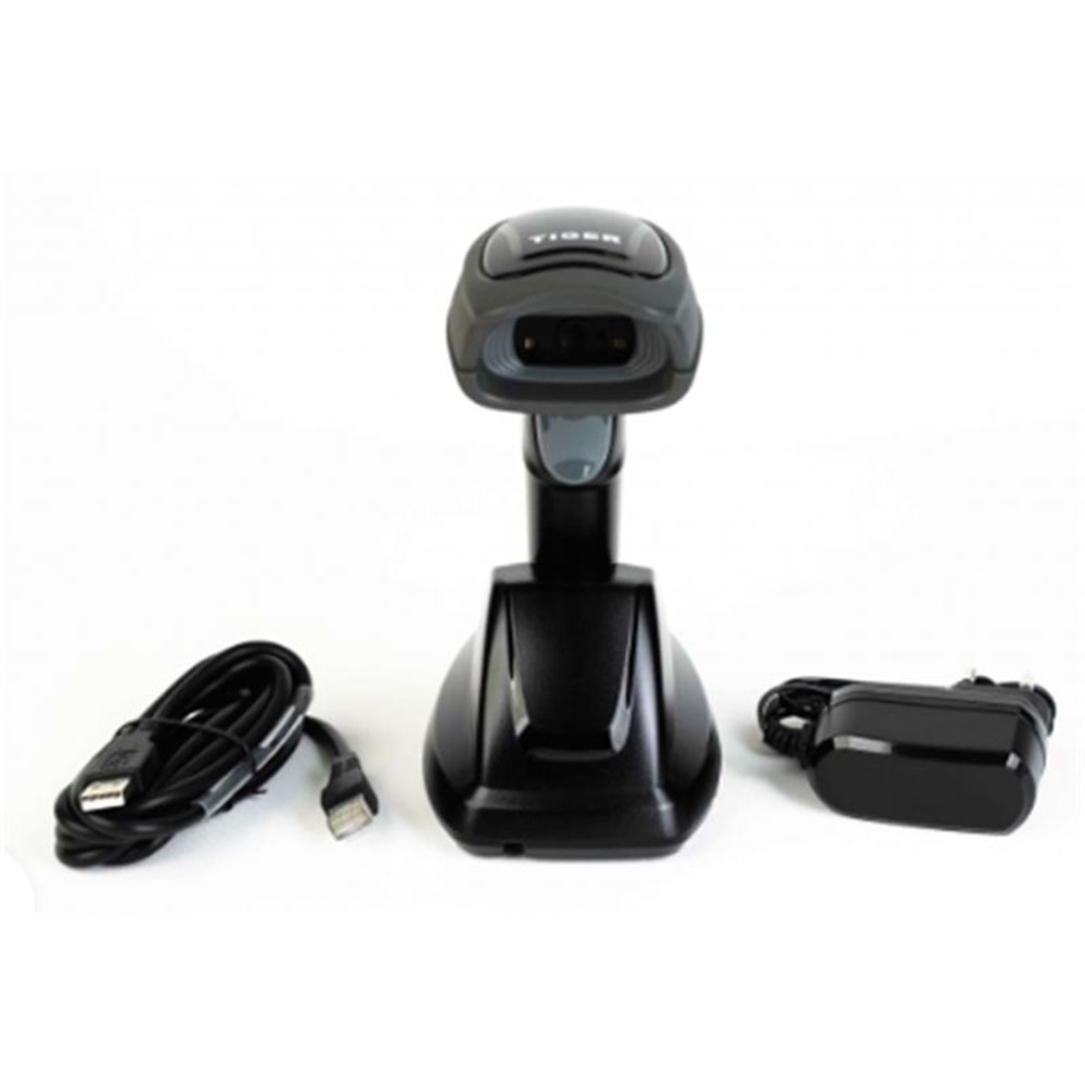 PERKON TIGER CS92 2D IMAGER / KAREKOD KABLOSUZ USB BARKOD OKUYUCU + STAND 