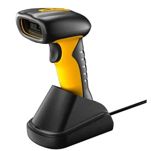PERKON TIGER RS52 2D KAREKOD KABLOSUZ BLUETOOTH BARKOD OKUYUCU + CRADLE 