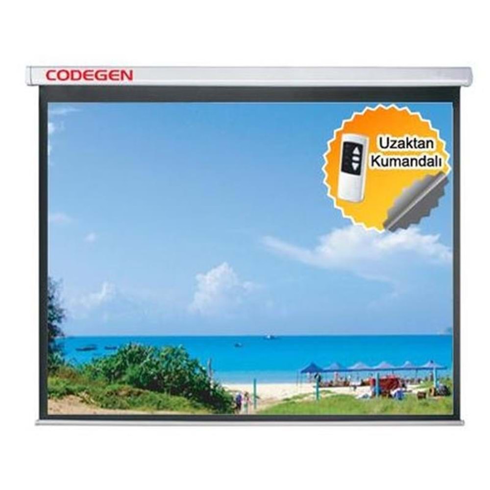 CODEGEN EX-40 400X300 MOTORLU UZAKTAN KUMANDALI PERDE 
