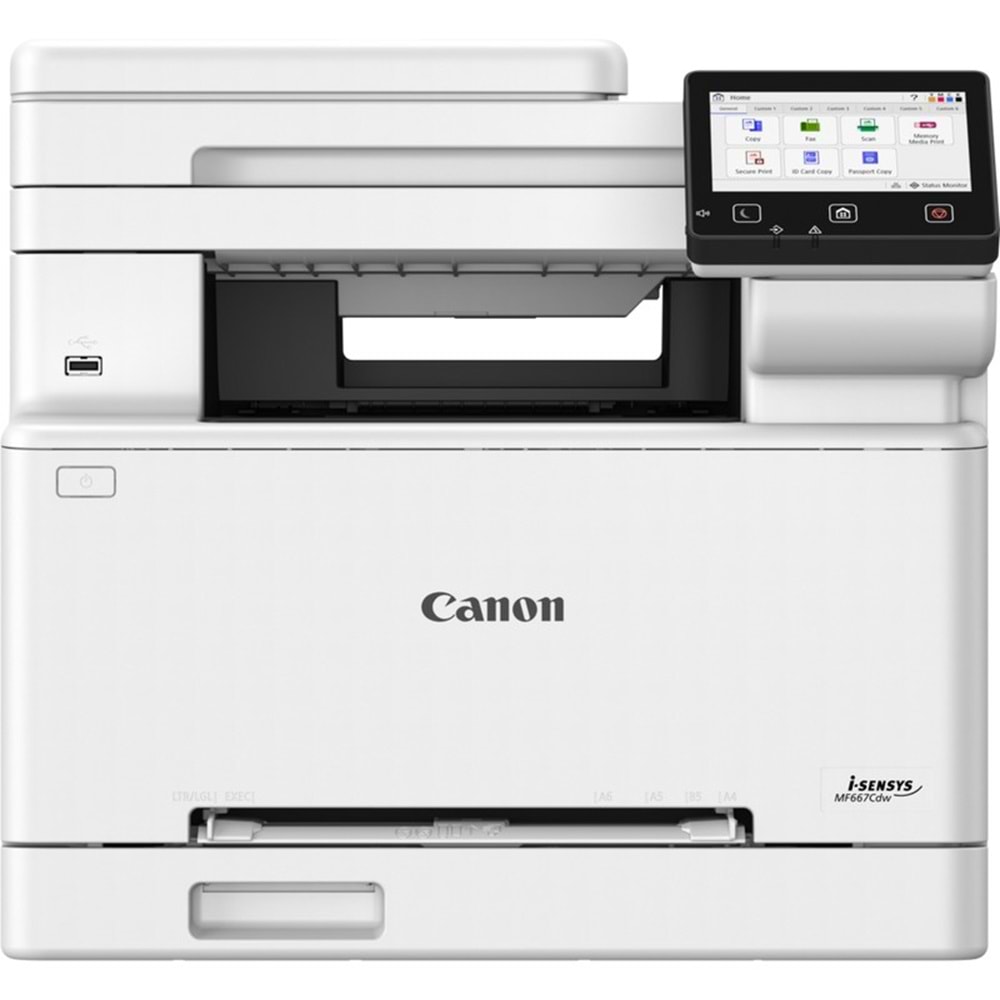 CANON I-SENSYS MF667CDW RENKLI LAZER YAZ/TAR/FOT/FAX/DUB/ETH/WIFI 