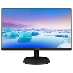 23.8 PHILIPS 243V7QJABF/00 IPS 4MS 75MHZ 1XVGA 1XHDMI 1XDP FHD 1920X1080 HOPARLÖR FLICKER-FREE VESA SİYAH 