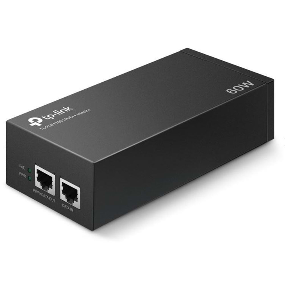TP-LINK OMADA TL-POE170S 48VOLT 60WATT GIGABIT PORT POE ADAPTÖR 