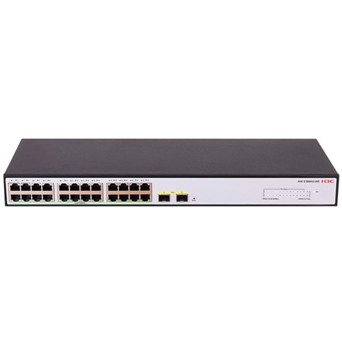 H3C AOLYNK S1600V2-26S 24 PORT GIGABIT + 2XGB SFP UPLINK YÖNETİLEBİLİR RACKMOUNT SWITCH 