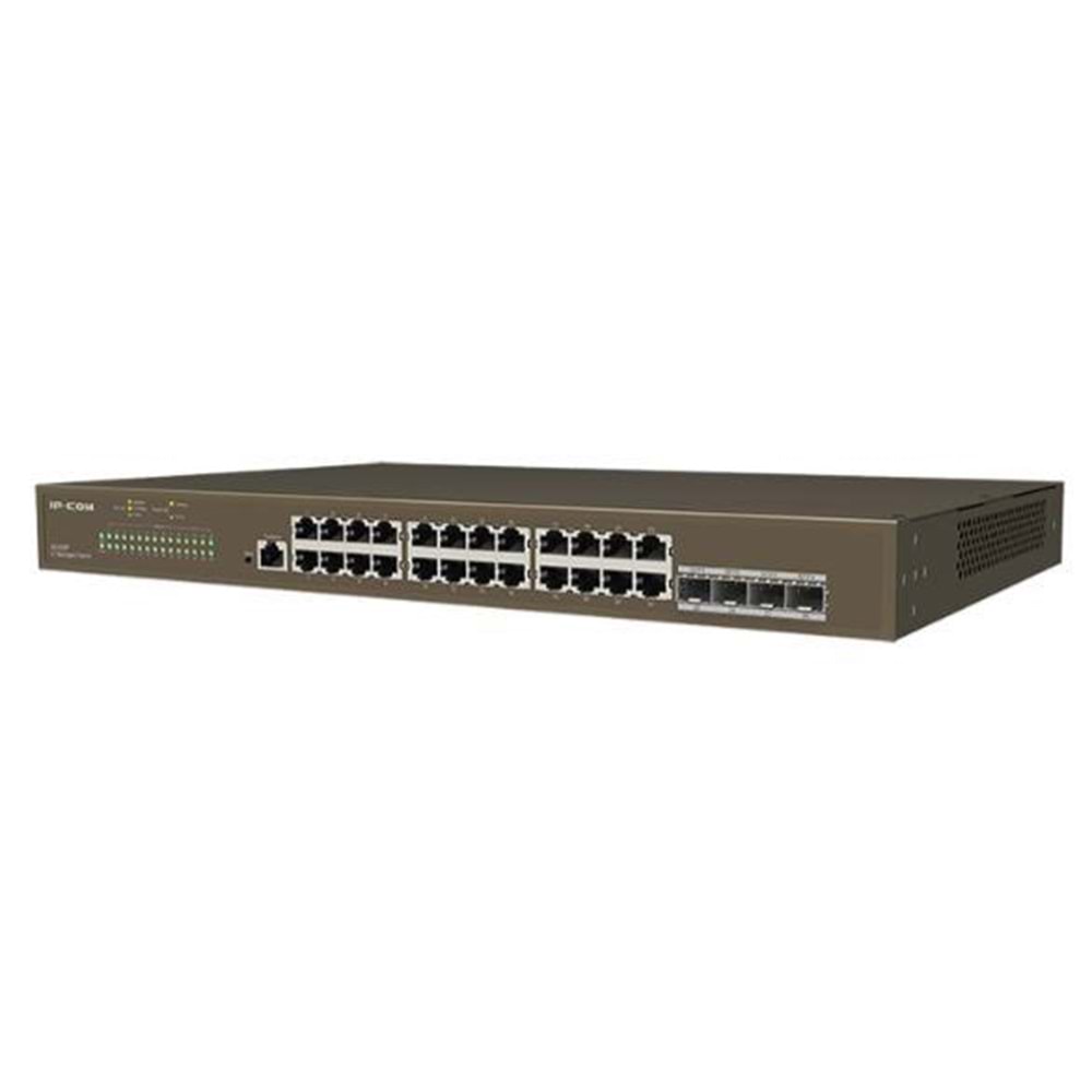 IP-COM G5328F 24 PORT GIGABIT + 4X1GB SFP UPLINK L3 YÖNETİLEBİLİR RACKMOUNT SWITCH 