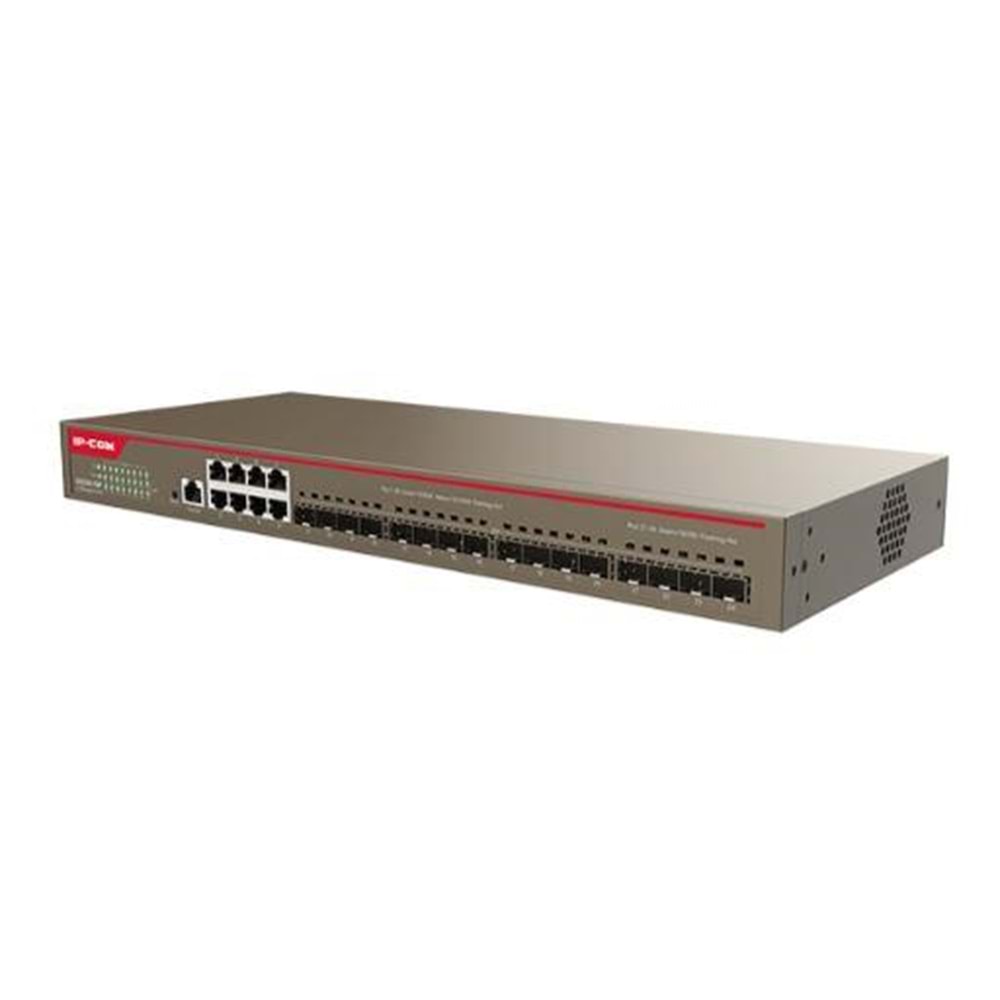 IP-COM G5324-16F 16 PORT SFP + 8 PORT GIGABIT L3 CLOUD YÖNETİLEBİLİR RACKMOUNT OMURGA SWITCH 