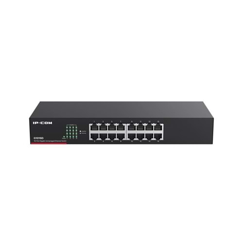 IP-COM G1016D 16 PORT GIGABIT METAL KASA RACKMOUNT SWITCH 