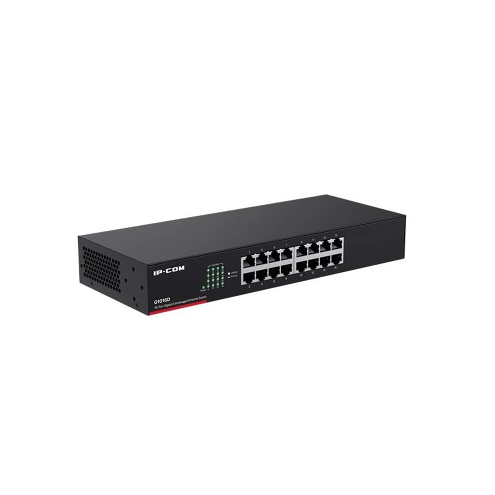 IP-COM G1016D 16 PORT GIGABIT METAL KASA RACKMOUNT SWITCH 