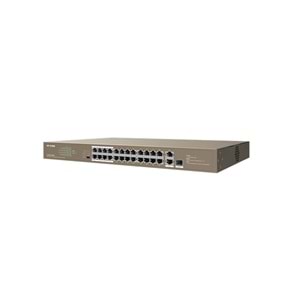 IP-COM F1126P-24-250W 24 PORT 10/100+ 2XRJ45/1X1GB SFP COMBO 250W POE RACMOUNT SWITCH 