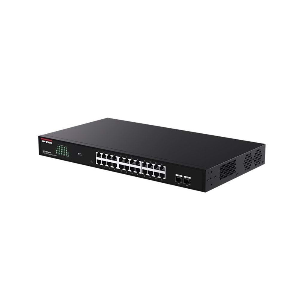 IP-COM G2226F 24 PORT GIGABIT + 2XSFP UPLINK CLOUD YÖNETİLEBİLİR RACKMOUNT SWITCH 