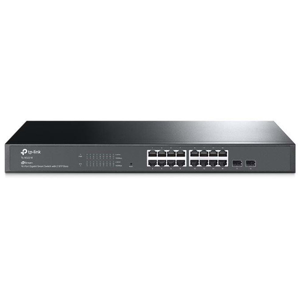 TP-LINK OMADA TL-SG2218 16 PORT GIGABIT+2XGIGABIT SFP UPLINK JETSTREAM YÖNETİLEBİLİR RACKMOUNT SWITCH 