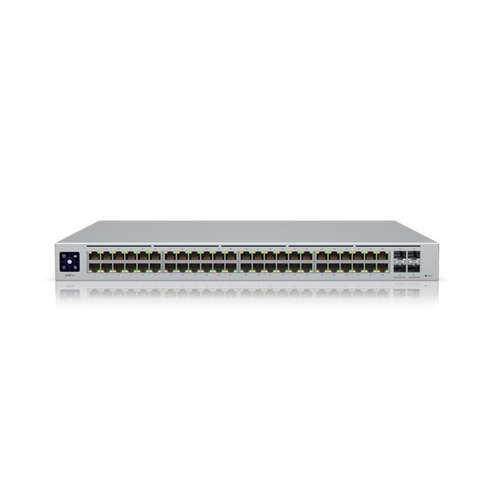 UBIQUITI USW-48-POE 48 PORT GIGABIT + 4X1GB SFP UPLINK L2 195W POE YÖNETİLEBİLİR RACKMOUNT SWITCH 