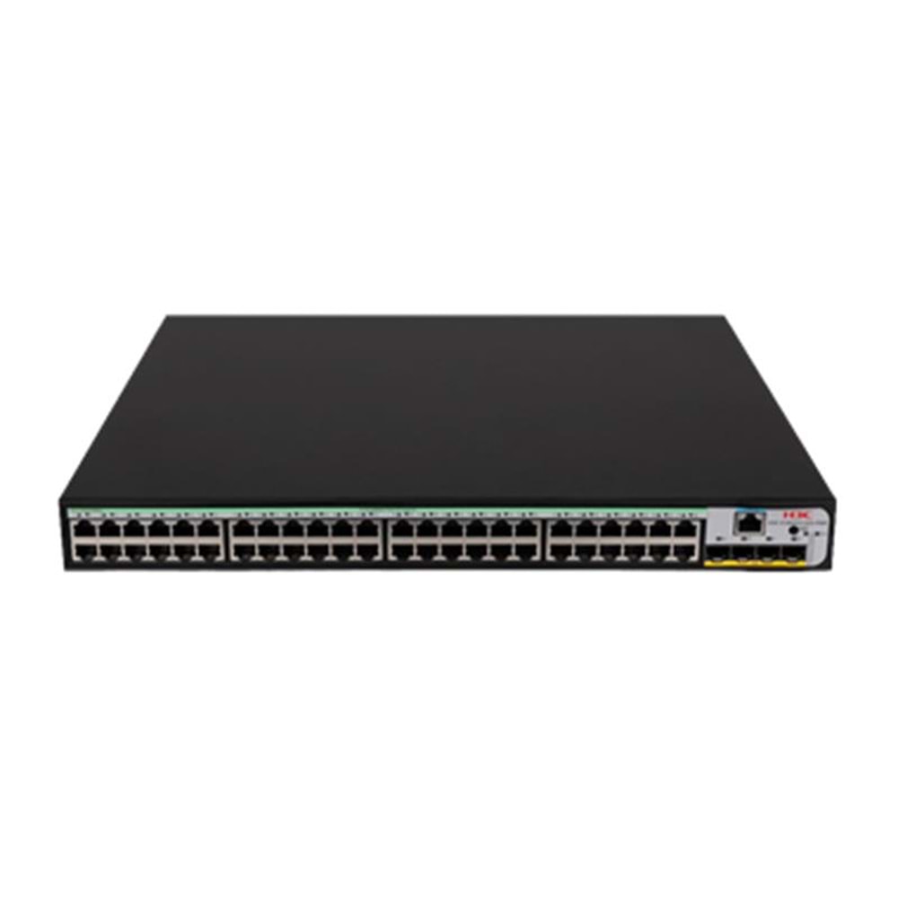 H3C 9801A4MS S1850V2-52X-PWR 48 PORT GIGABIT+4X10GB SFP+ 1XCONSOLE PORT YÖNETİLEBİLİR 370W POE RACKMOUNT SWITCH 