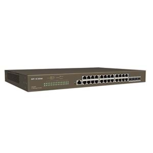 IP-COM G5328P-24-410W 24 PORT GIGABIT+ 4XGB SFP UPLINK L3 YÖNETİLEBİLİR 370W POE RACKMOUNT SWITCH 