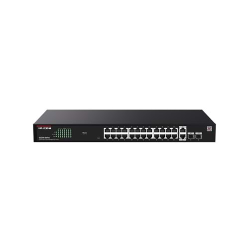 IP-COM G2228P-24-410W 24 PORT GIGABIT+2XRJ45/SFP UPLINK 370W POE CLOUD YÖNETİLEBİLİR RACKMOUNT SWITCH 