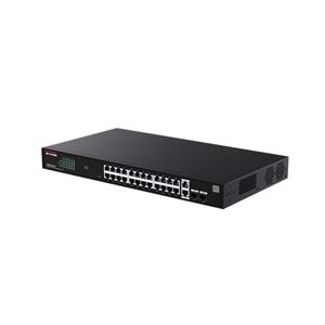 IP-COM G2228P-24-410W 24 PORT GIGABIT+2XRJ45/SFP UPLINK 370W POE CLOUD YÖNETİLEBİLİR RACKMOUNT SWITCH 
