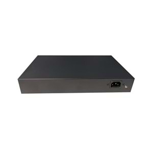 URANIUM POE-2421SFP-300W 24 PORT 10/100+2X GIGABIT UPLINK +1XSFP RACKMOUNT SWITCH (REALTEK CHIPSET) 