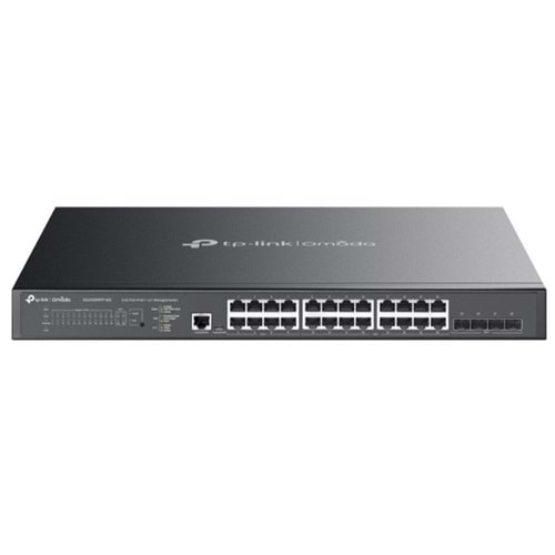 TP-LINK OMADA TL-SG3428XPP-M2 24 PORT 2.5GB 4 PORT 10GE SFP+ L2+ 500W POE YÖNETİLEBİLİR SWITCH 