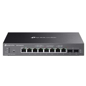 TP-LINK OMADA SG2210XMP-M2 8 PORT GIGABIT + 2X10G SFP YÖNETİLEBİLİR 160W POE SWITCH 