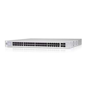 UBIQUITI US-48-500W 48 PORT GIGABIT +2X1GB/2X10GB SFP UPLINK RACKMOUNT 500W POE SWITCH 