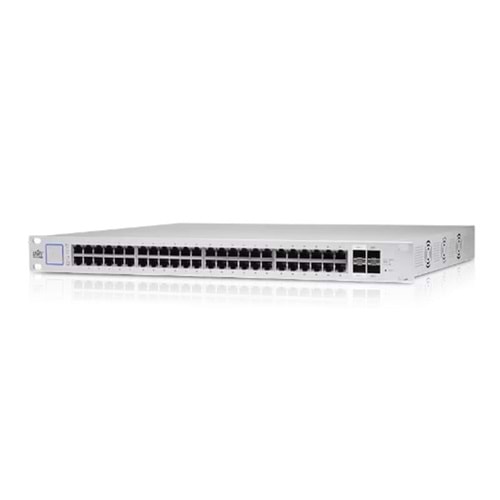 UBIQUITI US-48-500W 48 PORT GIGABIT +2X1GB/2X10GB SFP UPLINK RACKMOUNT 500W POE SWITCH 